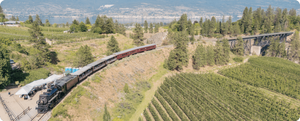Panoramic view of 2026 Grand Sommelier express in Summerland